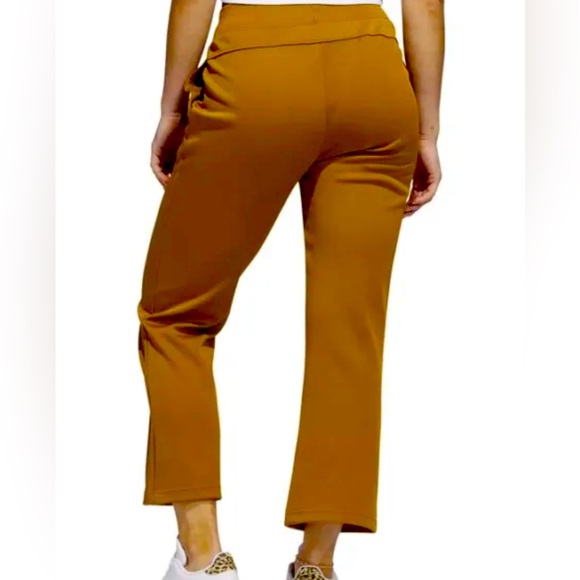 NWOT Adidas Xpress IB1355 Women's Bronze Flare Wide Leg Sweat Warm Up Pant SZ L - Picture 3 of 3